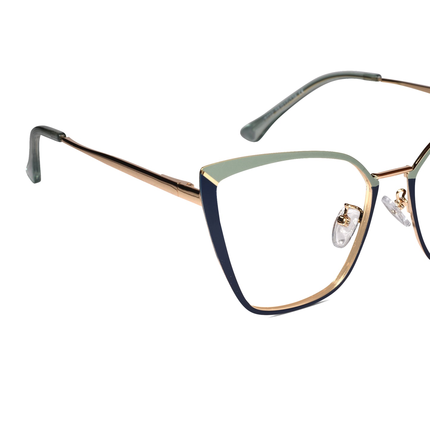 Green Cat eye Eyeglasses For Women