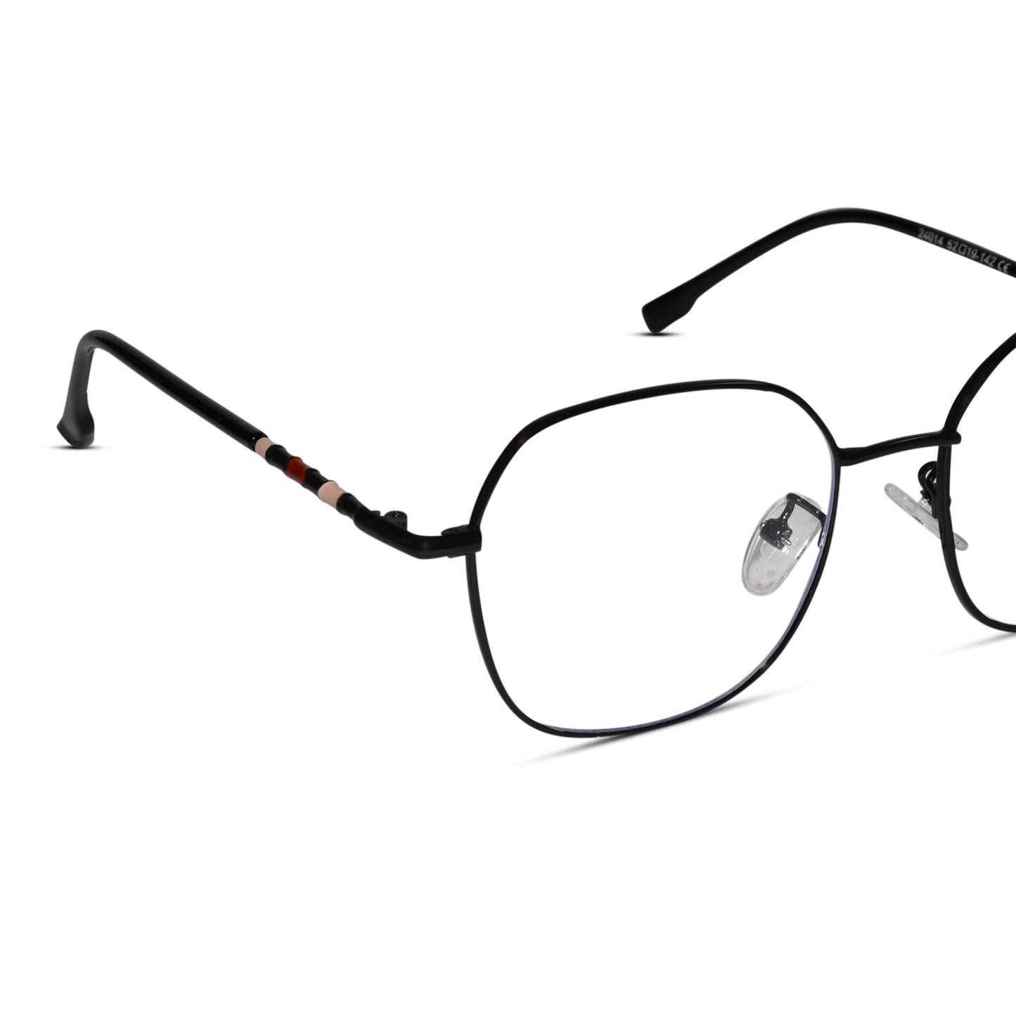 Metal Square Full Frame Bluecut Eyeglasses