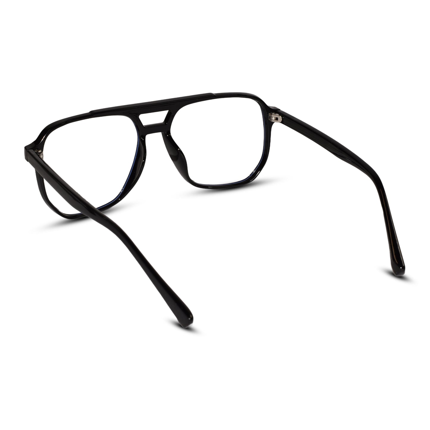 Black Marshall Rrectangular Eyeglasses For Men