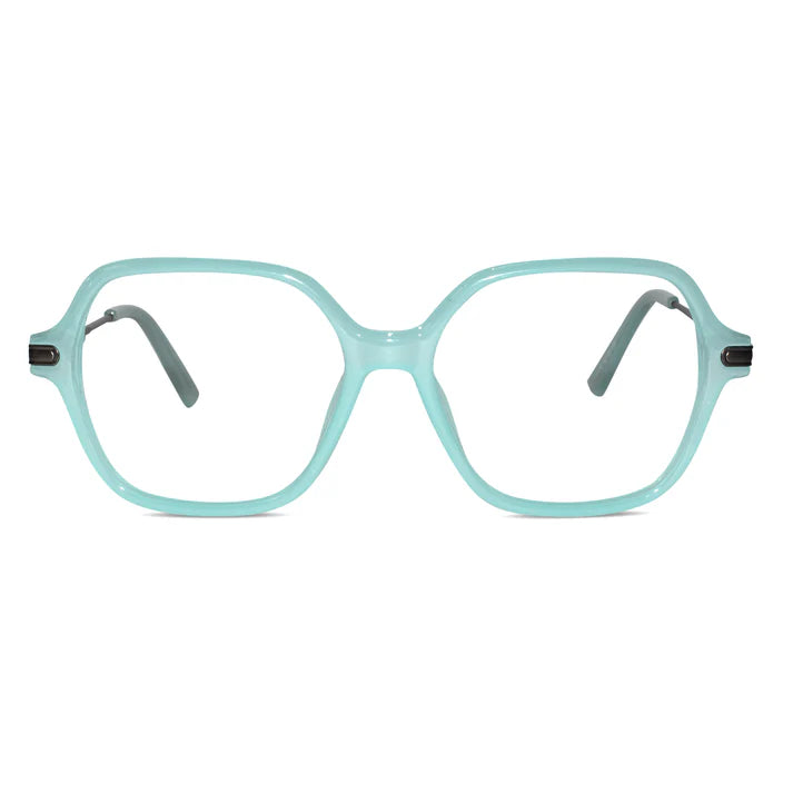 Purple Square Eyeglasses For Women