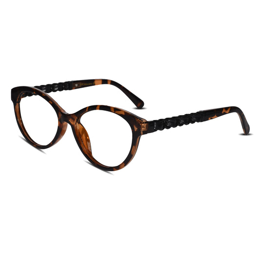 Designer Animal Print Cat eye Eyeglasses