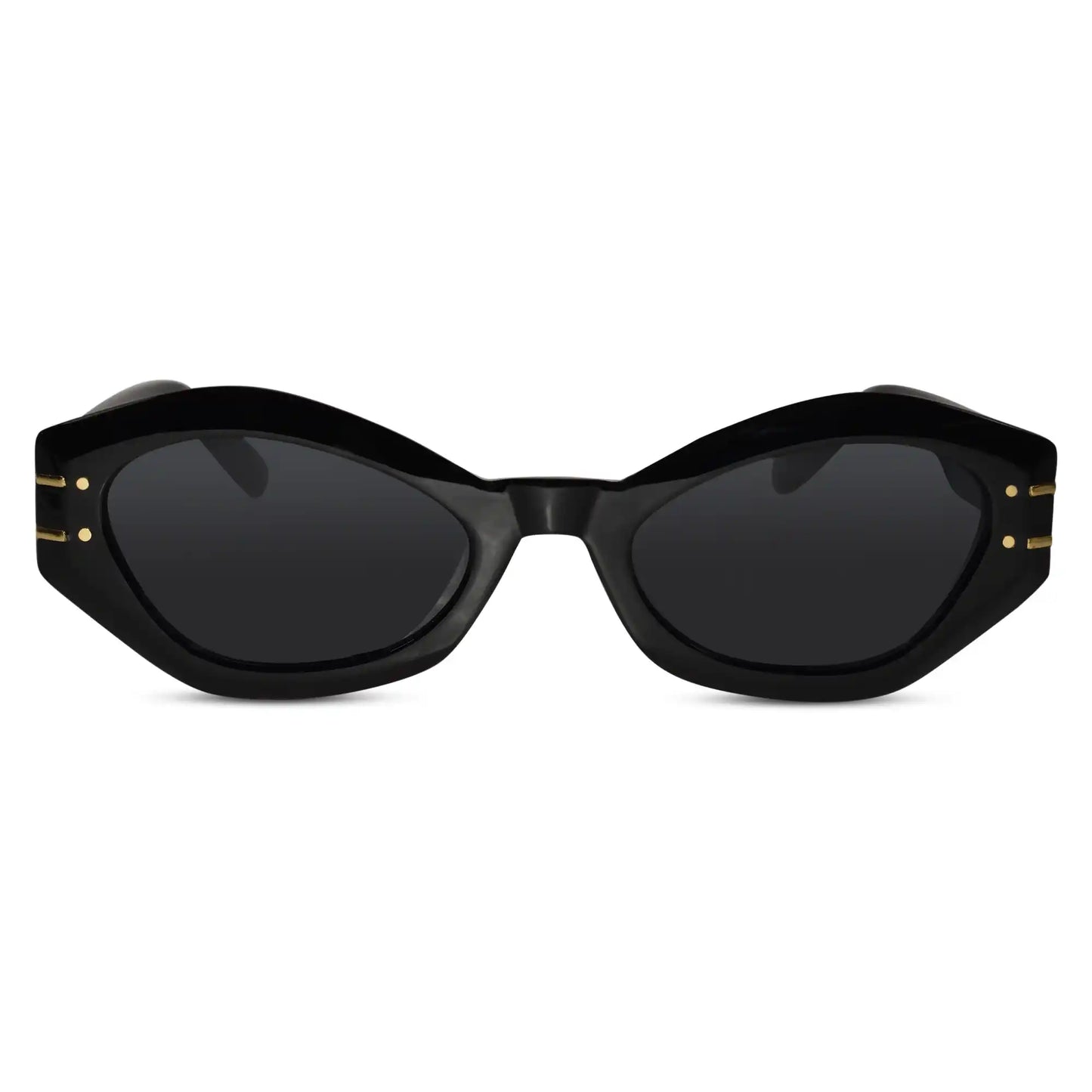 White Bold Cat eye Sunglasses For Women