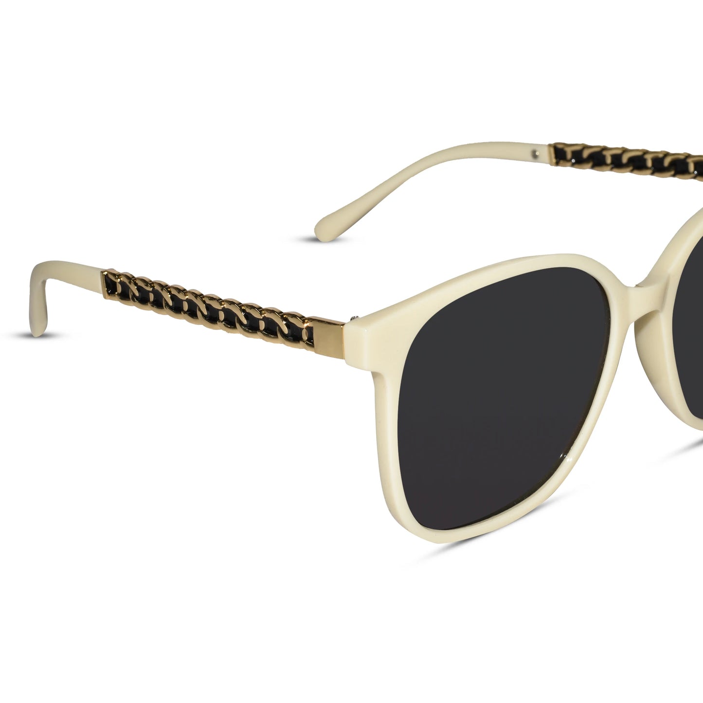White Wayfarer Designer Sunglasses For Women