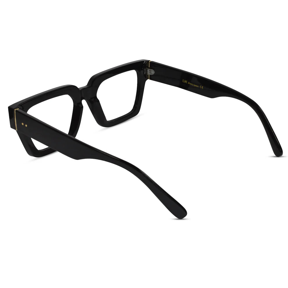 Designer White Bold Wayfarer Eyeglasses