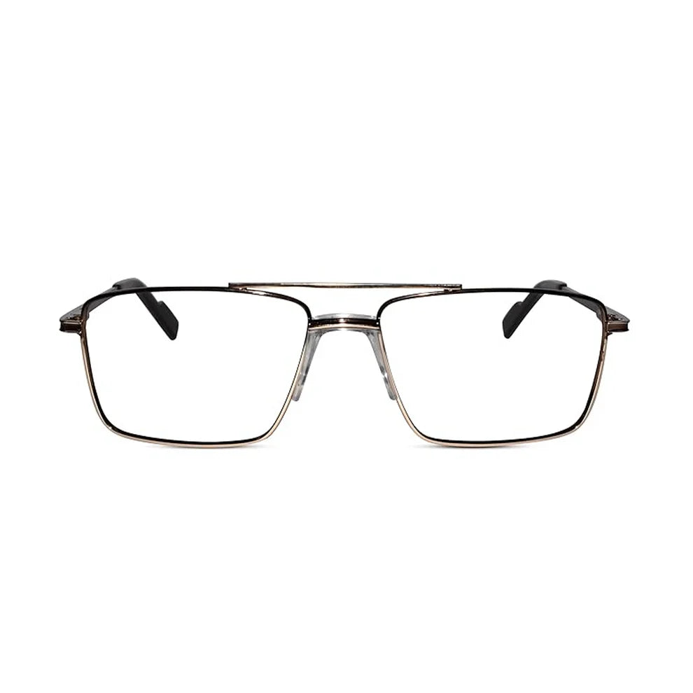 Black Rectangular Antiglare Computer Glasses For Men