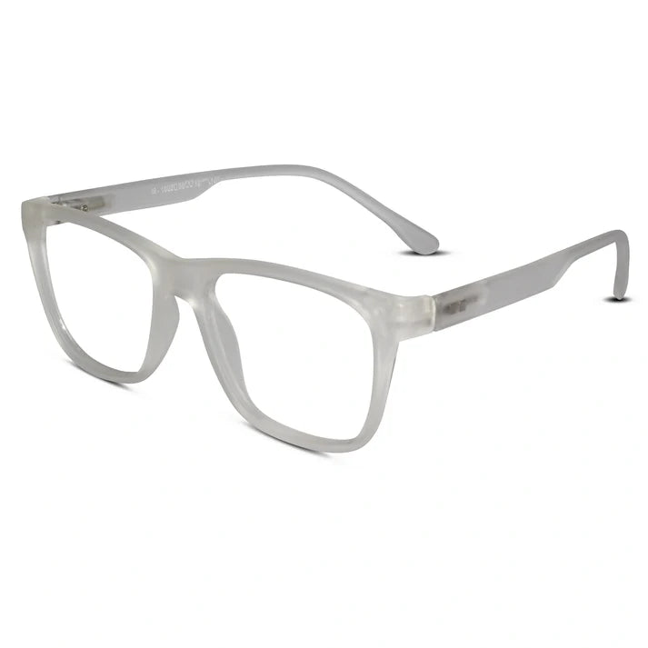 Matt Black Rectangular Eyeglasses & Computer Glasses For Men & Women