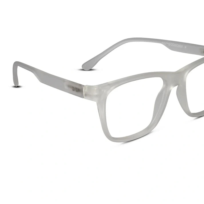 Matt Black Rectangular Eyeglasses & Computer Glasses For Men & Women