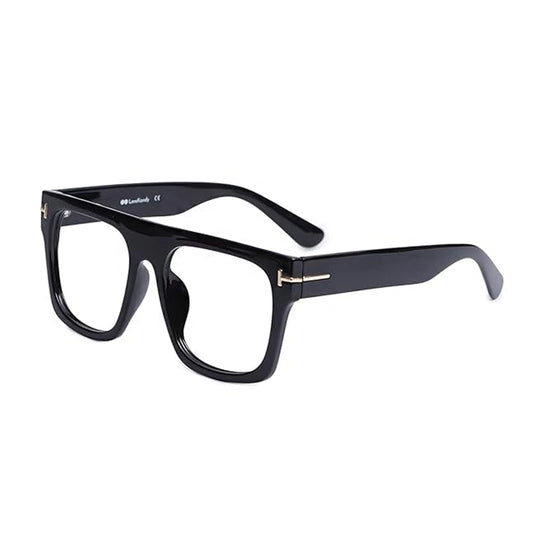 Shiny Black Photochromic Computer Glasses