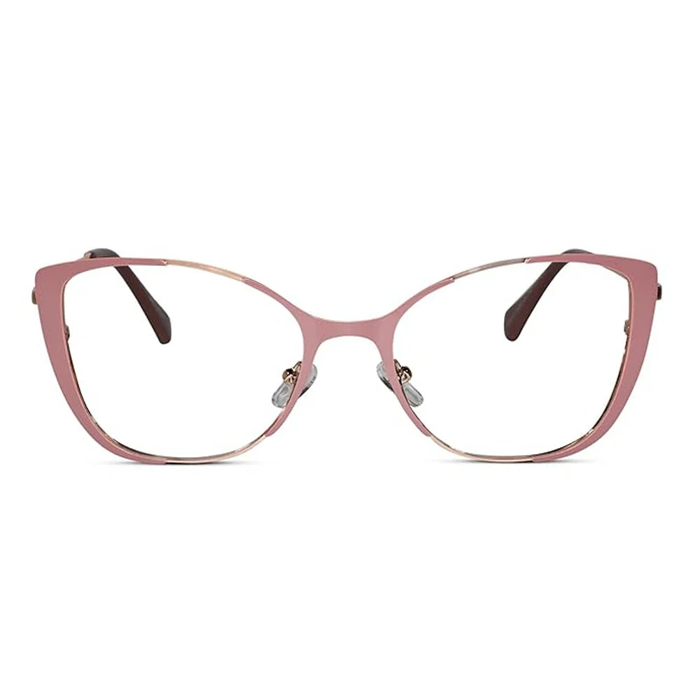 Gold Red Cat eye Eyeglasses & Computer Glasses For Women