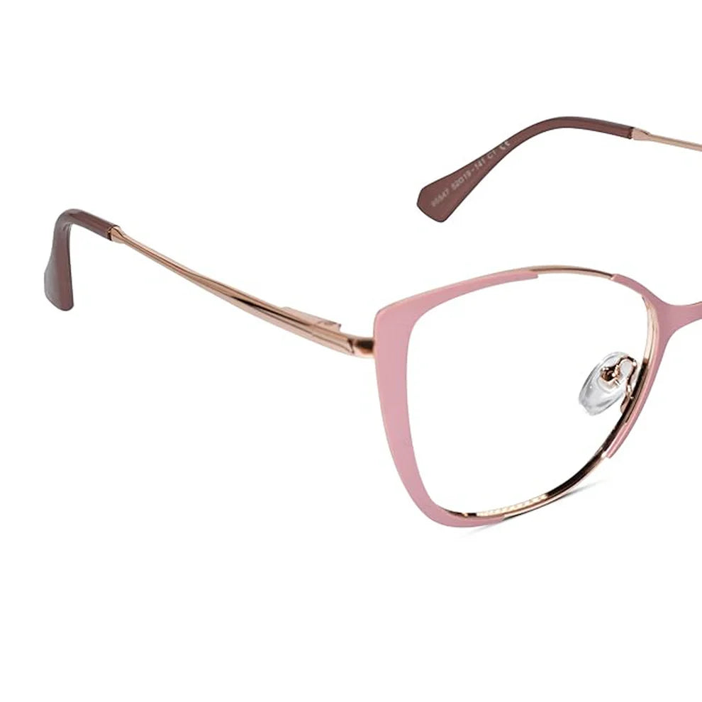 Gold Red Cat eye Eyeglasses & Computer Glasses For Women