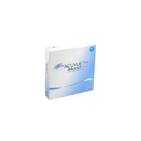 Acuvue 1 Day MOIST Daily Disposable Contact Lenses 90 lens box