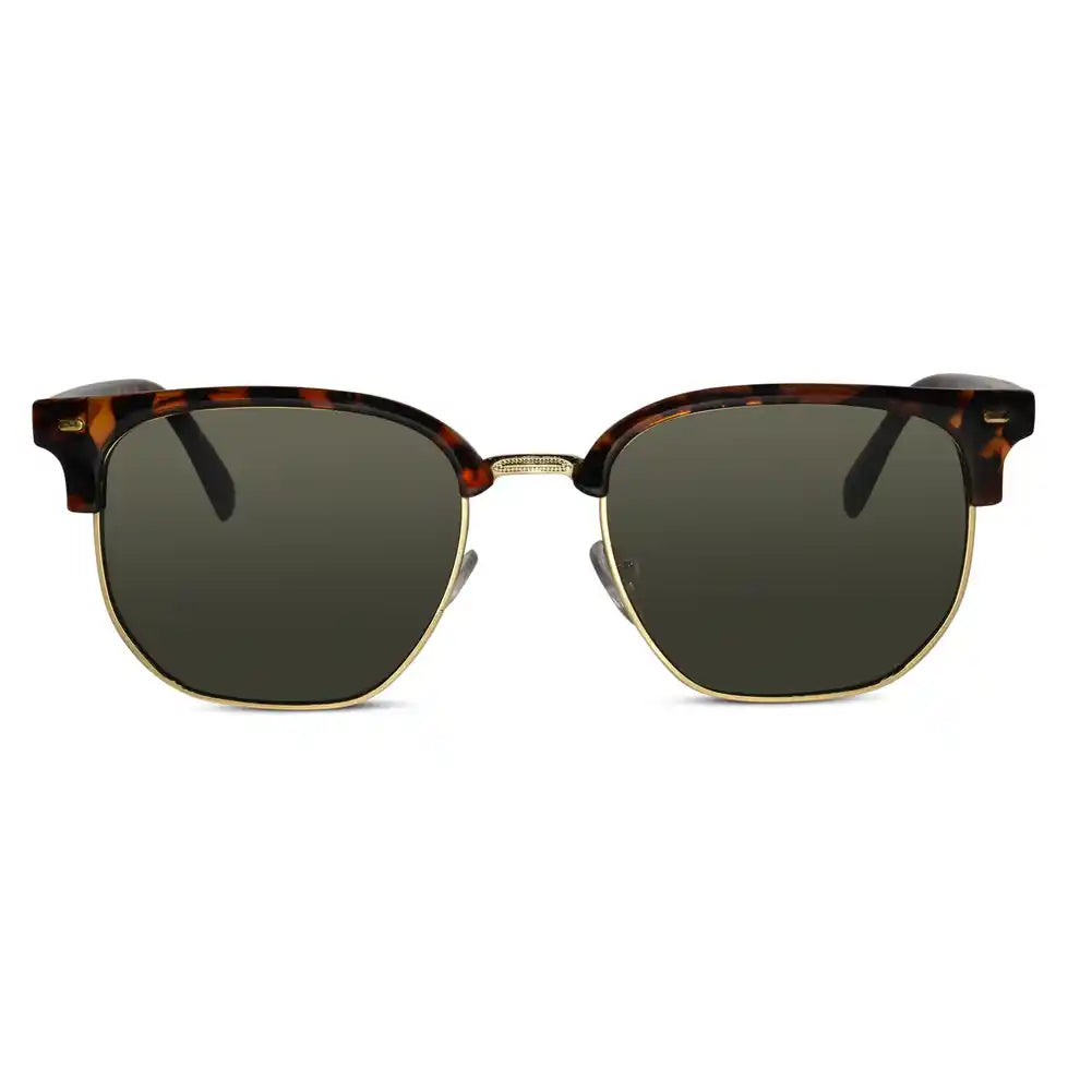 Black Golden  Clubmaster Sunglasses For Women & Men