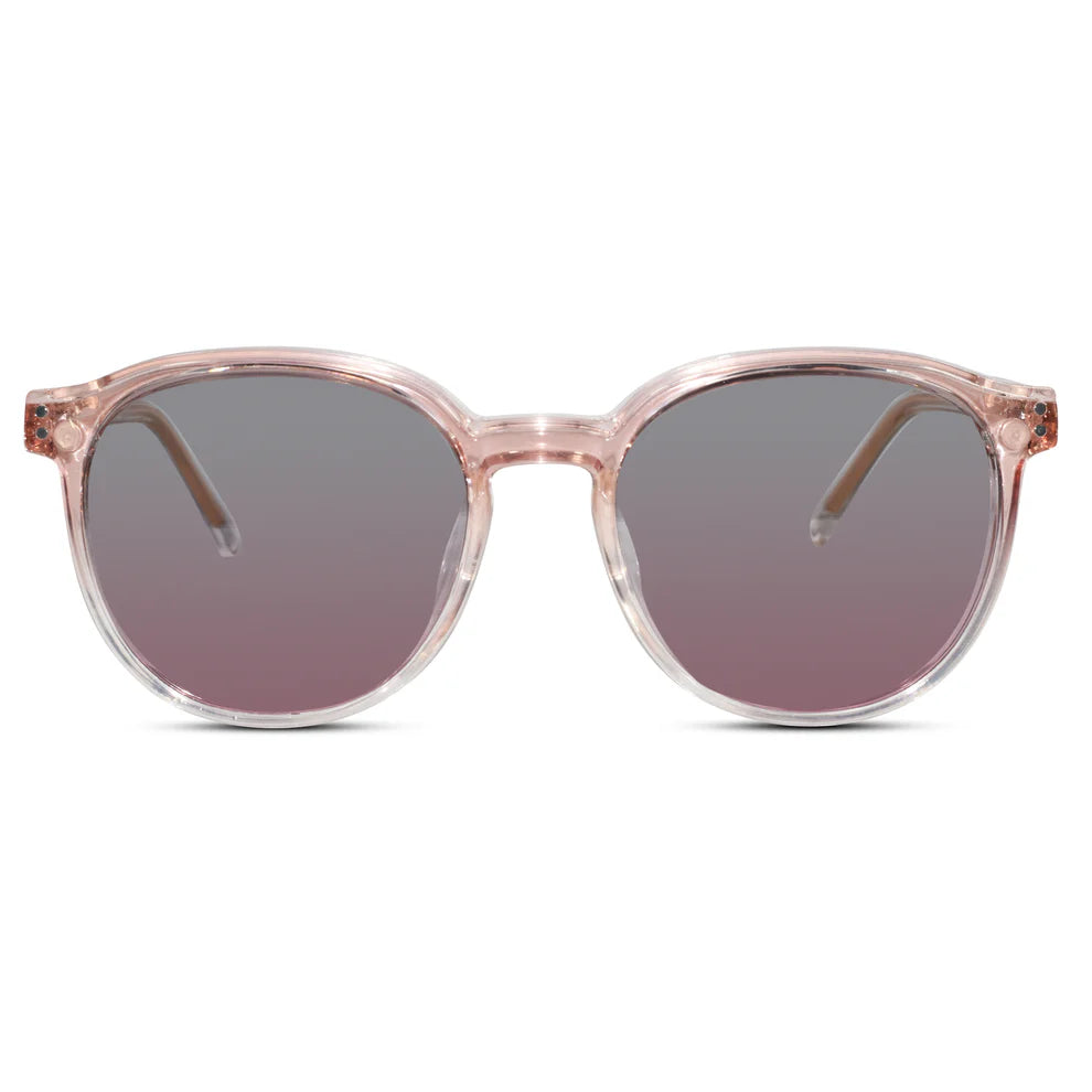 Clip on round eyeglasses for men & women