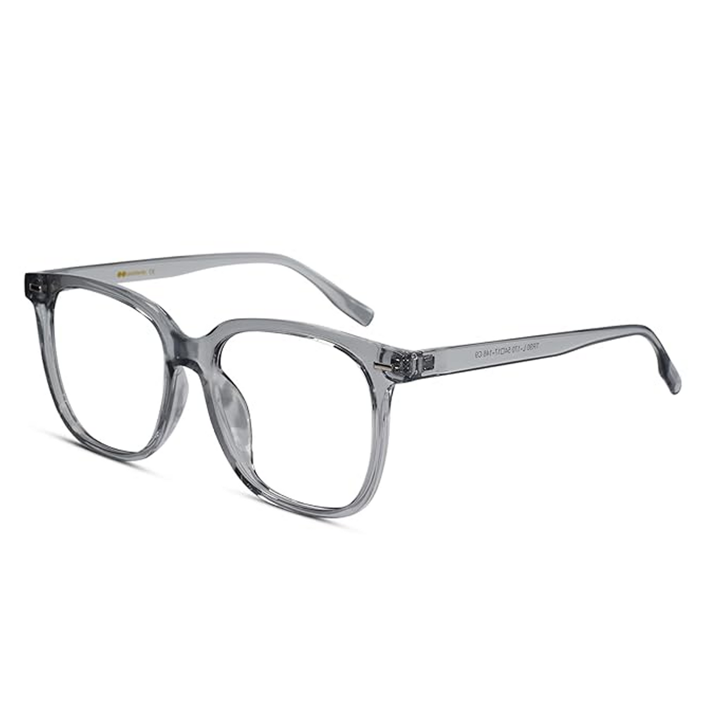 Blue Cut Plus Photochromic Lens with Anti Glare and UV Protection Square Full Frame Rectangular Men's Spectacles Glasses