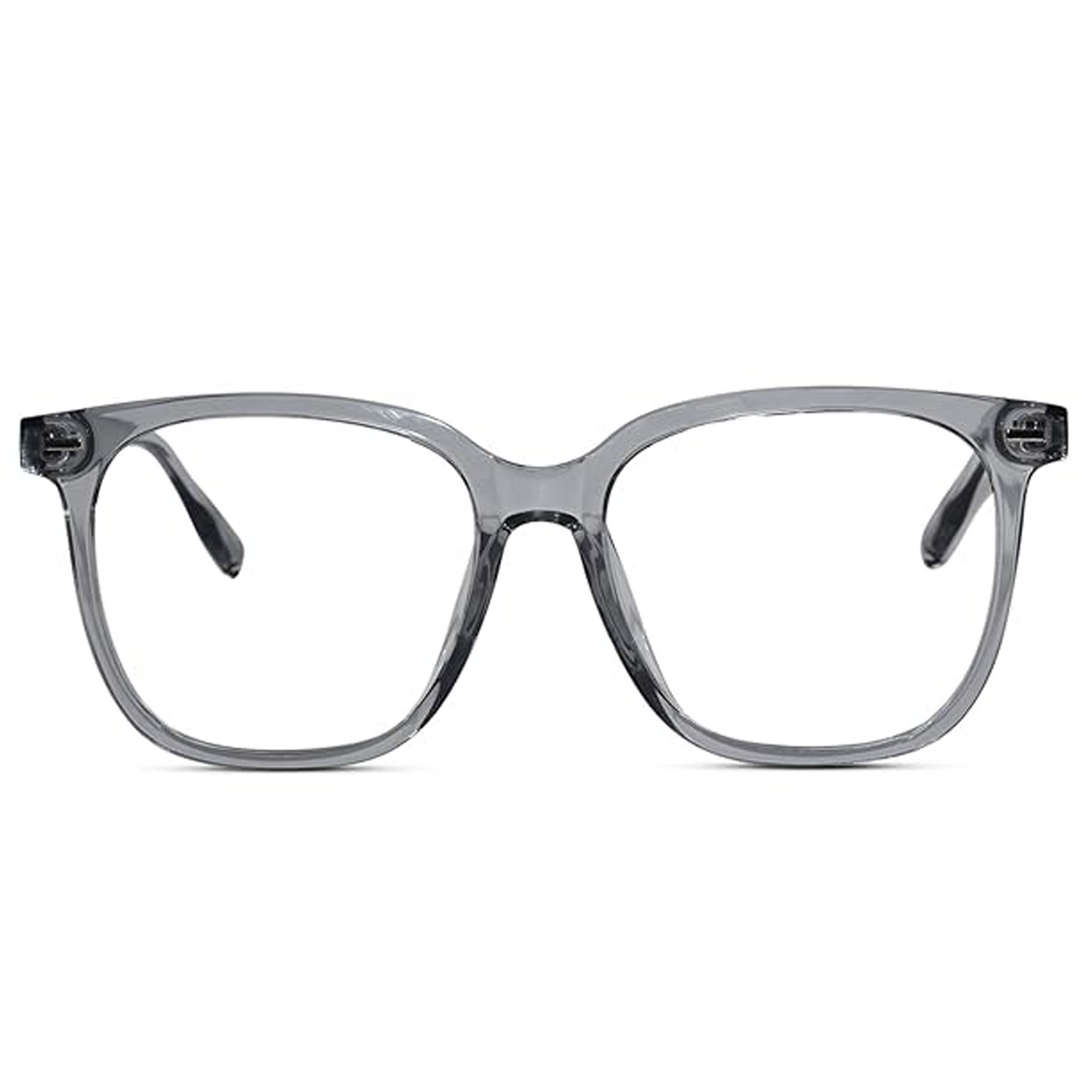 Blue Cut Plus Photochromic Lens with Anti Glare and UV Protection Square Full Frame Rectangular Men's Spectacles Glasses