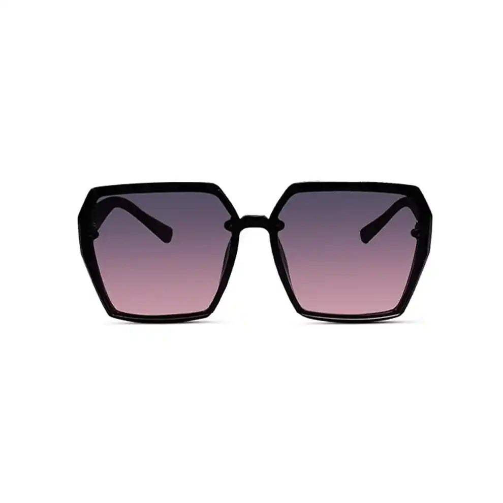 Brown Oversized Square Sunglasses For Women