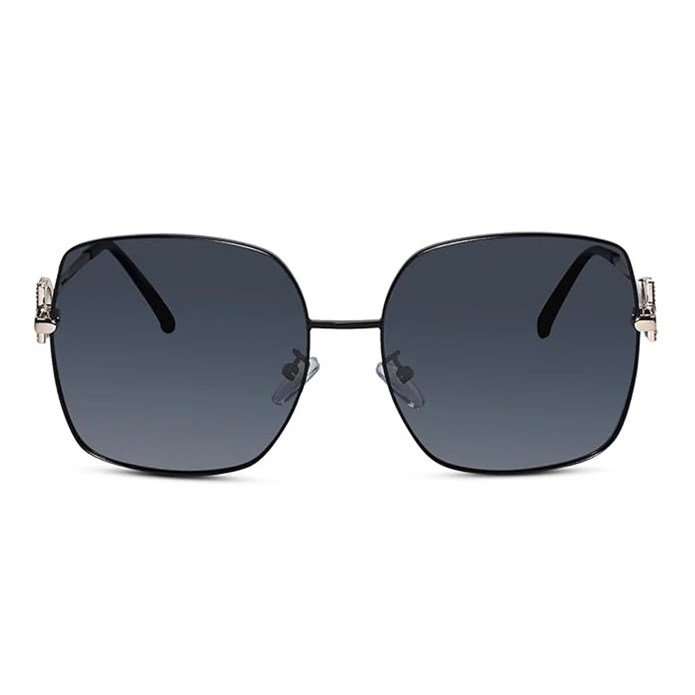 Designer Oversize White Square Sunglasses