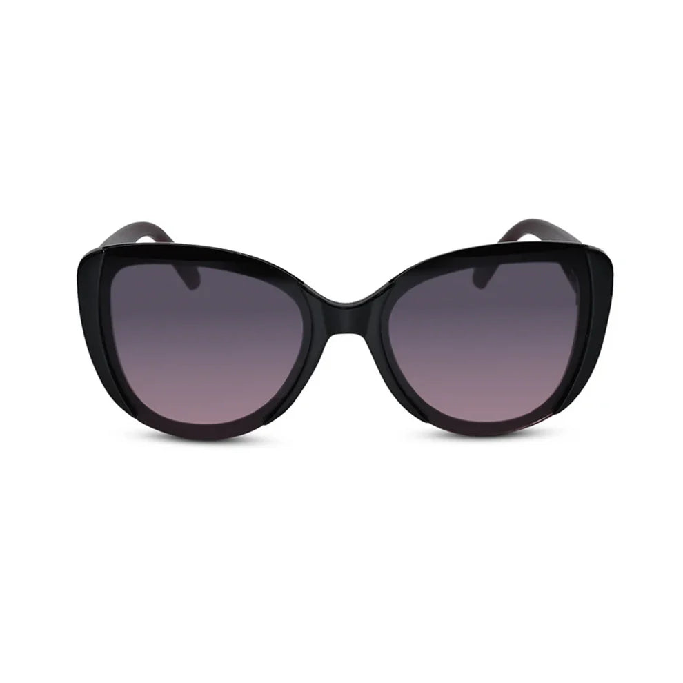 Brown Oversize Cat eye  Sunglasses For Women