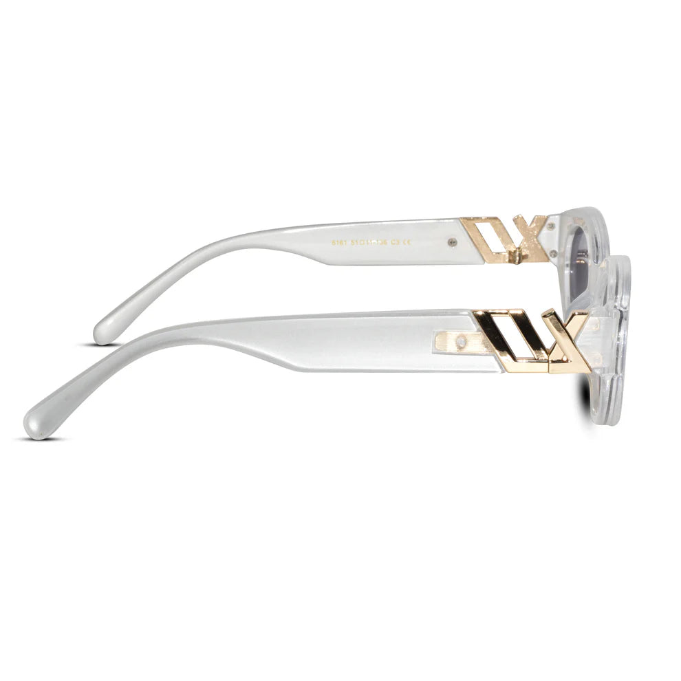 Designer Matt Brown Cat Eye Sunglasses For Women