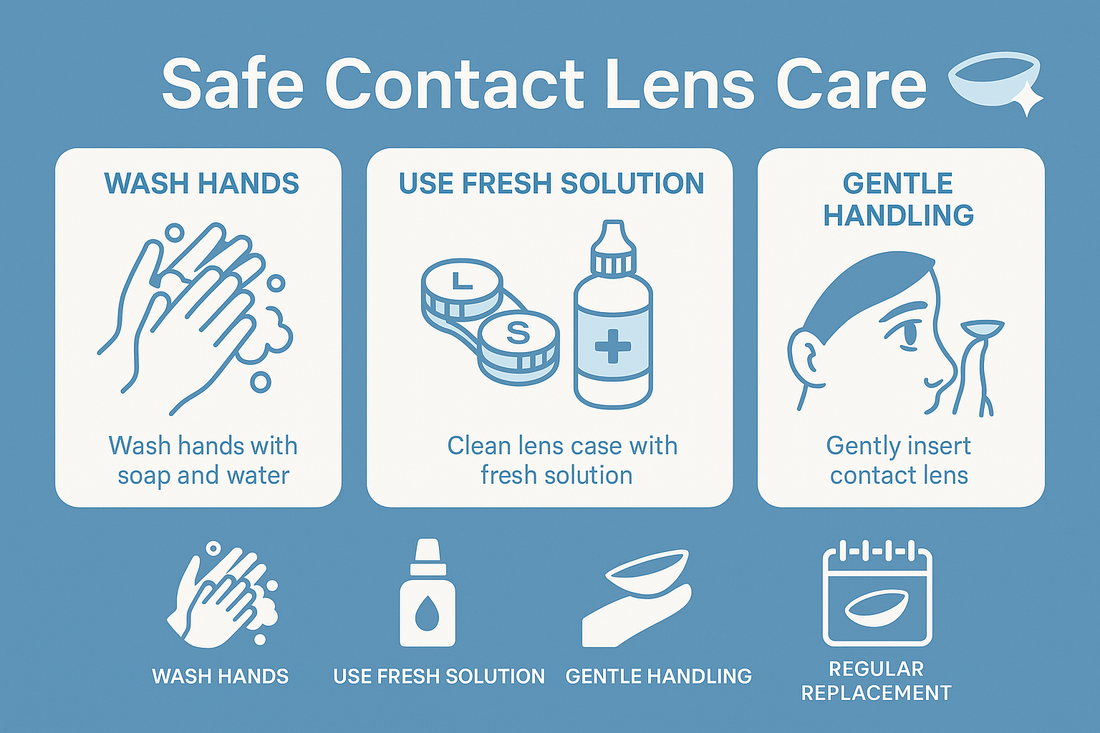 How to Use Contact Lenses Safely and Comfortably