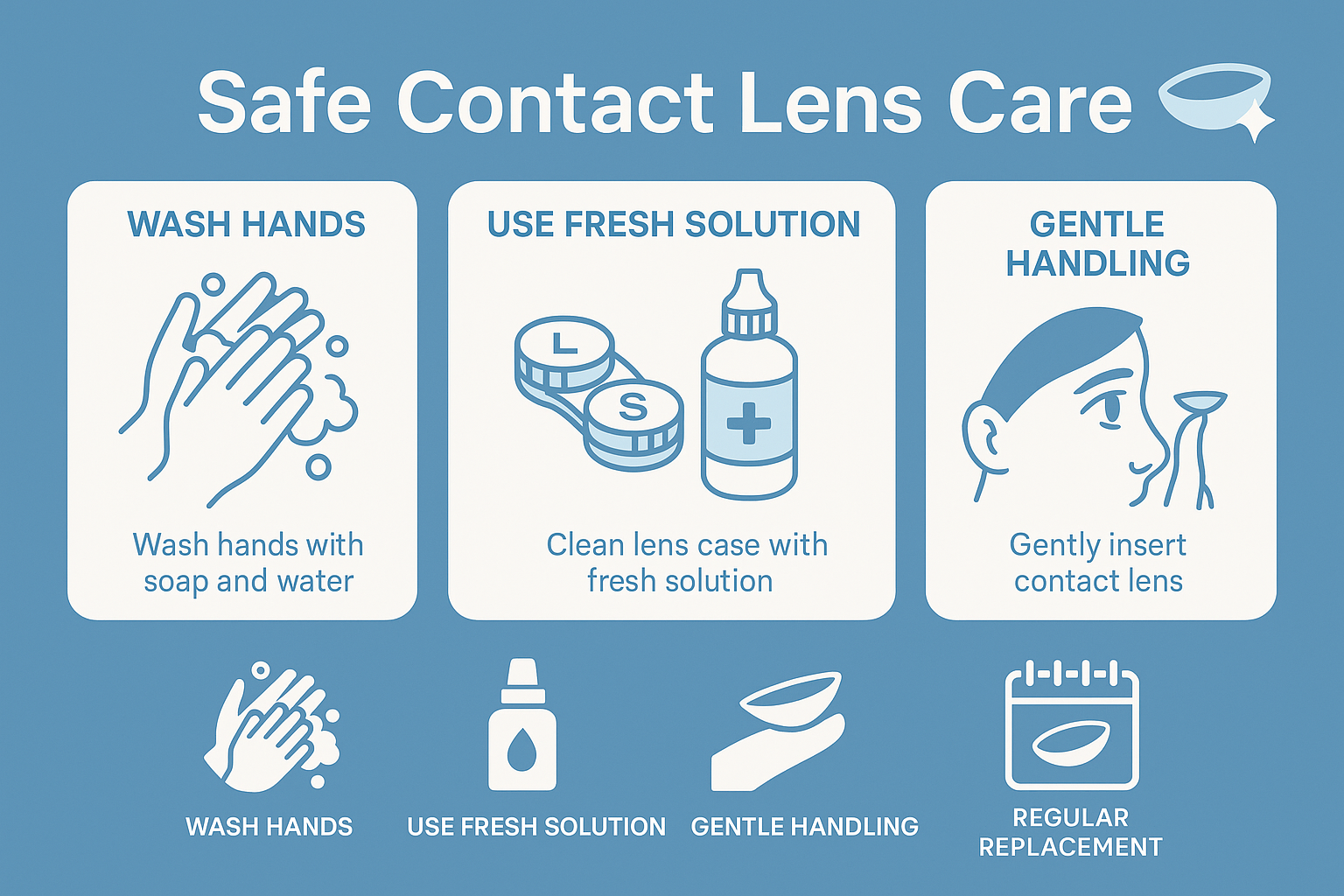 How to Use Contact Lenses Safely and Comfortably