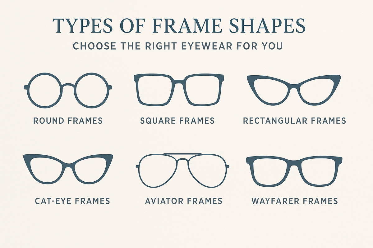 Types of Frame Shapes: Choose the Right Eyewear for You
