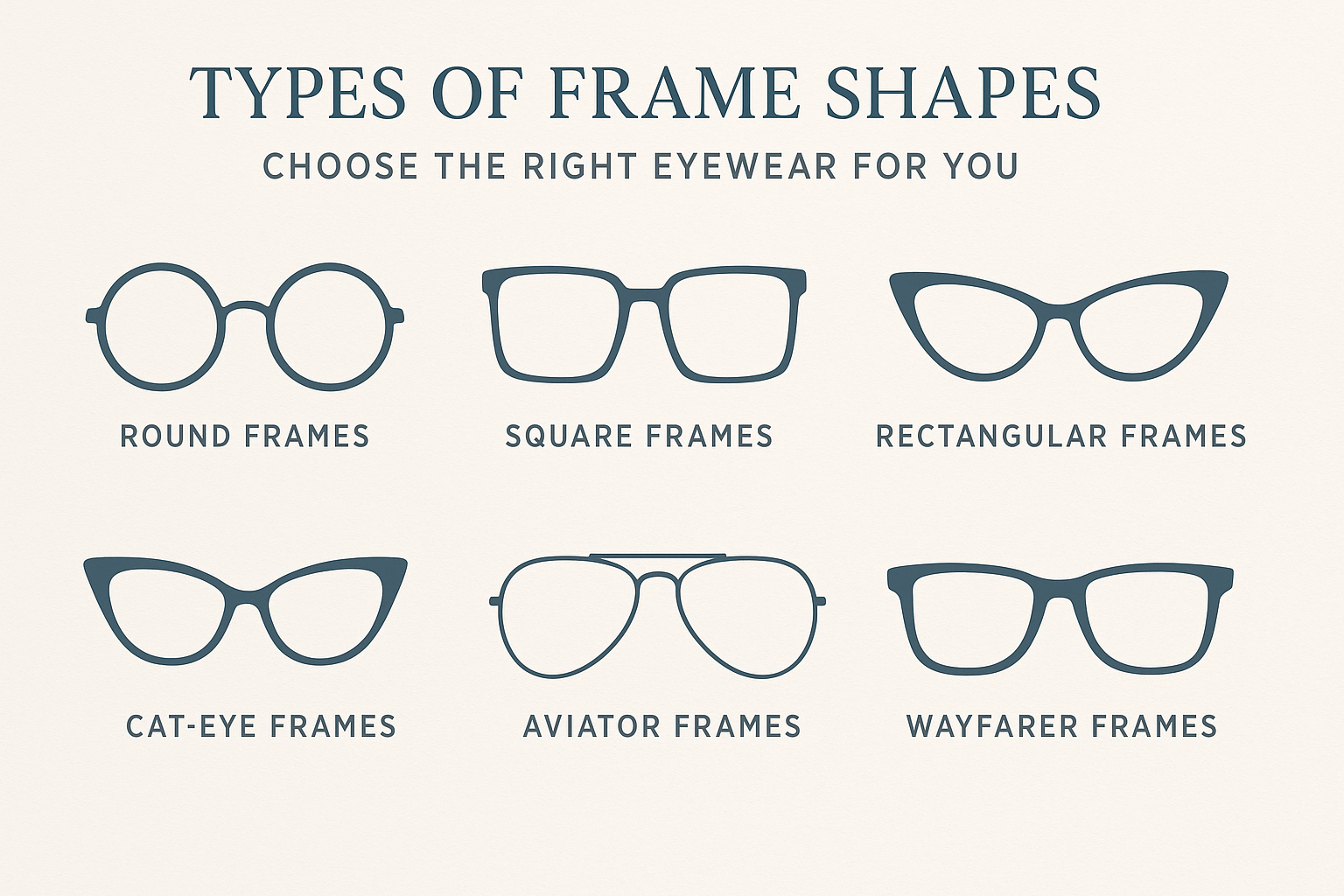 Types of Frame Shapes: Choose the Right Eyewear for You