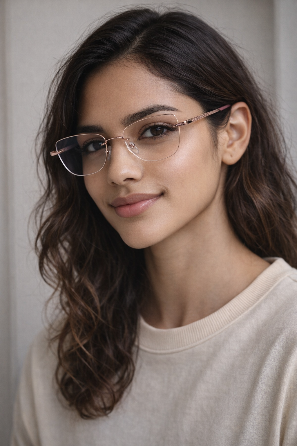 Rimless Eyeglasses for  Women