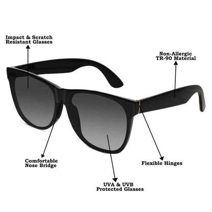 Wayfarer Square Sunglasses For Men & Women  Designer