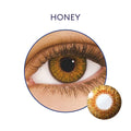 Air Optix Colors Power Contact Lens Honey 2 Lens Box