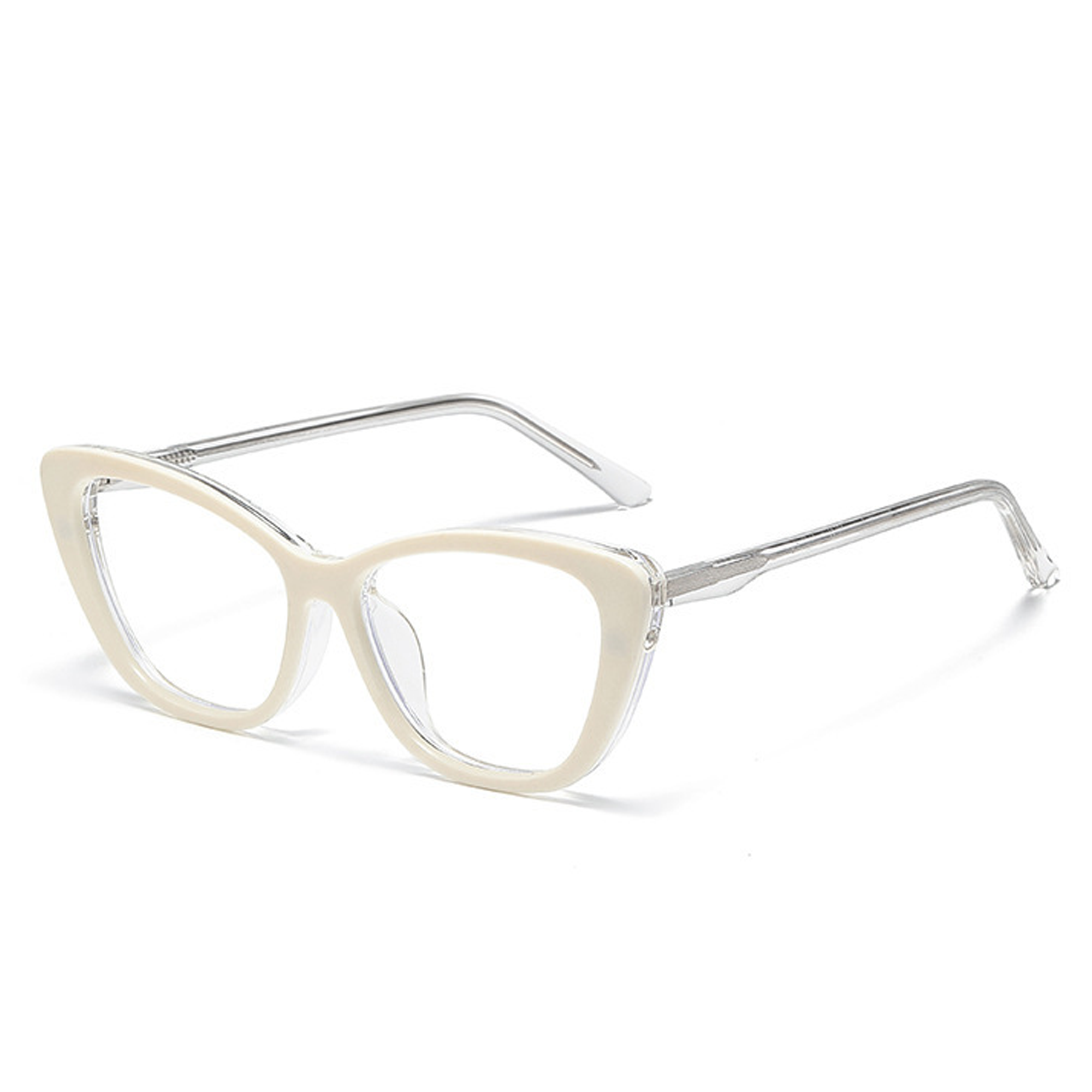5 in 1 Clip On Cateye  Eyeglasses For Women