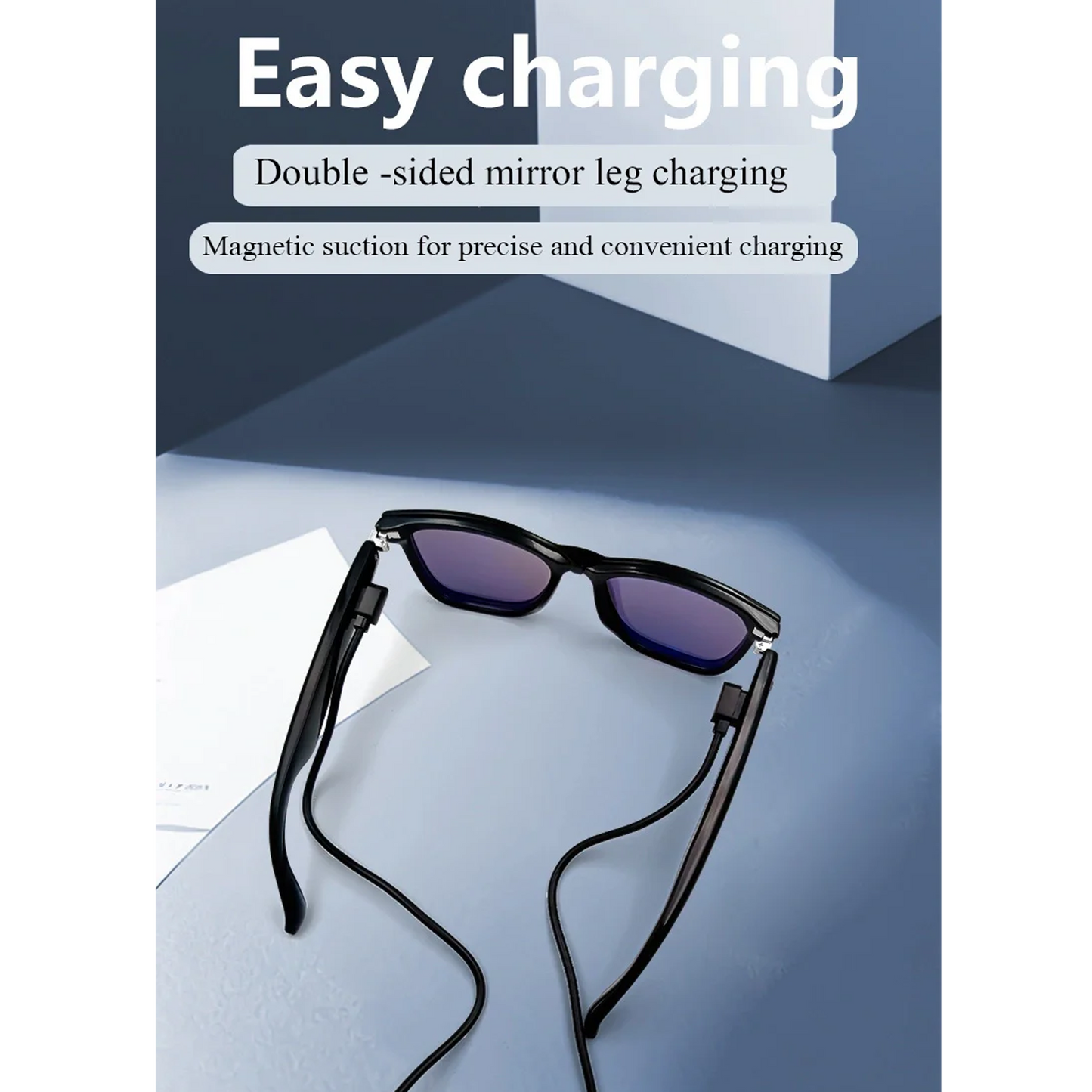 Smart Rectangular Eyeglasses For Men