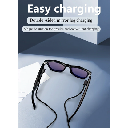 Smart Rectangular Eyeglasses For Men