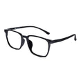 Crystal Black Full Rim Rectangle Eyeglasses For Men & Women LKE7130-BLK