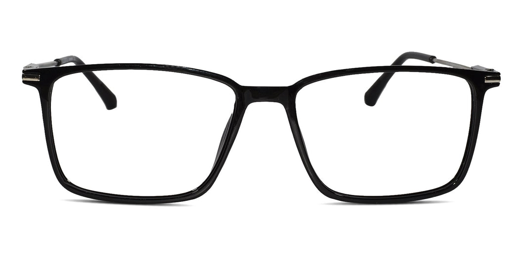 Black Full rim Rectangular Eyeglasses for Men & Women