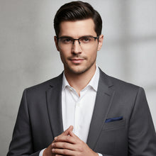 Premium Black Computer Glasses Rectangle Shape Men & Women