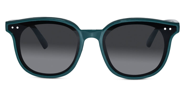 Retro wayfarer Green kids sunglasses