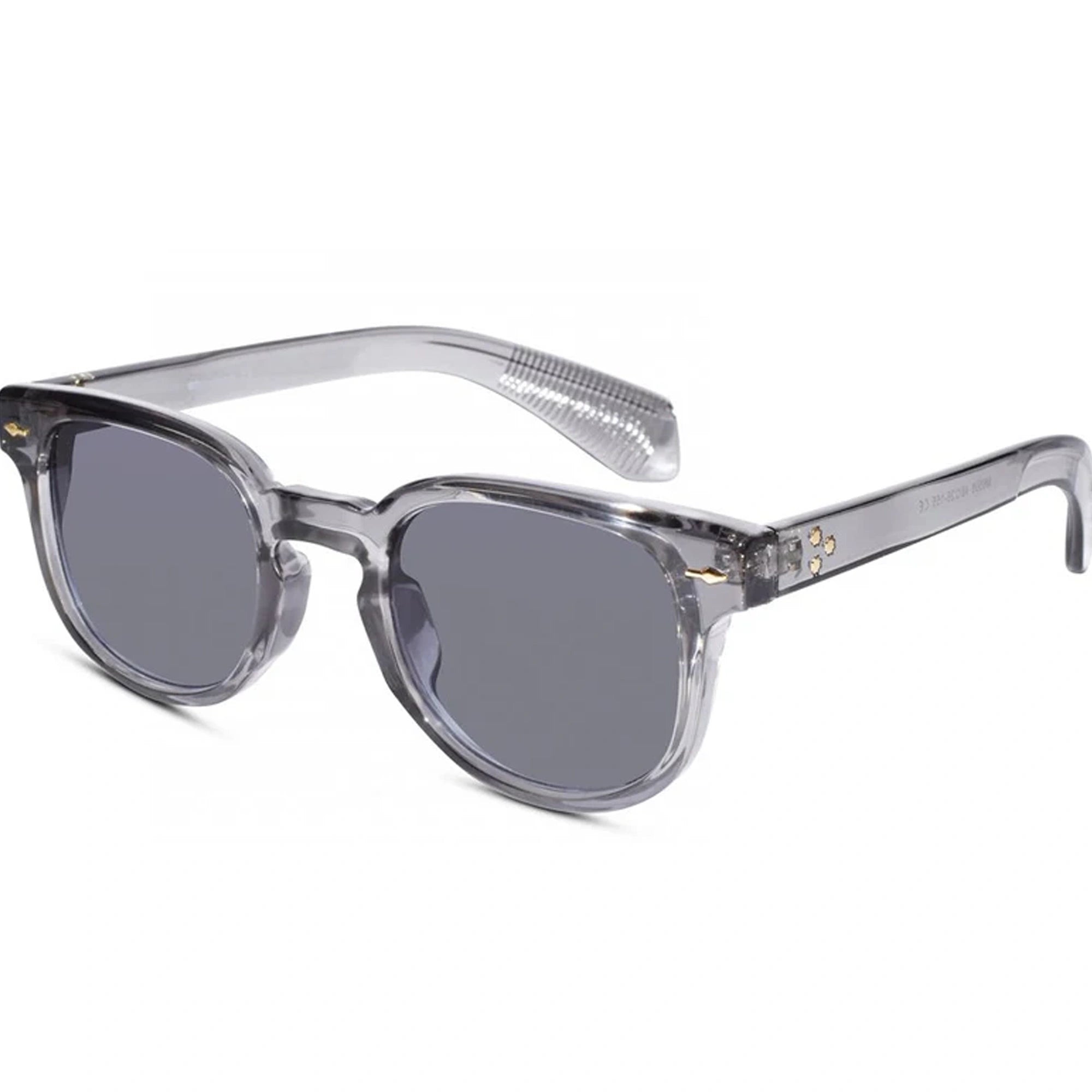 Grey Bold Rectangular Sunglasses For Men & Women LKS6508-GRY