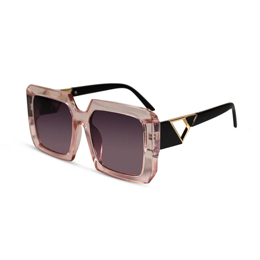 White Designer  Rectangular Sunglasses For Women