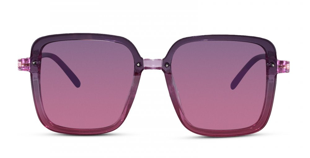 Crystal Purple Oversize Girls sunglasses