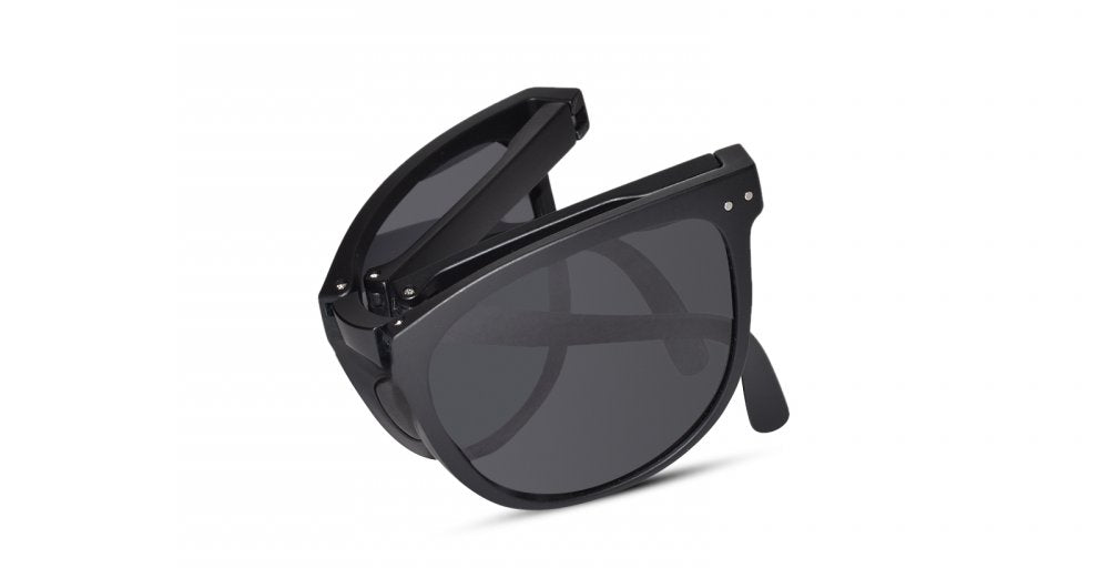 Wayfarer black foldable sunglasses