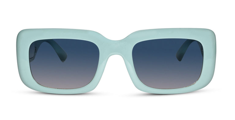 Floral Designe Rectangular Sunglasses