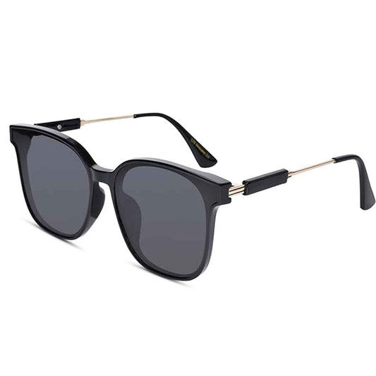Luxury Black Square Sunglasses For Women