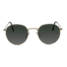 Vintage Polarised  Golden Round Sunglasses Men & Women