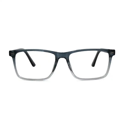 Dual Tone Crystal Blue Rectangular Reading Glasses
