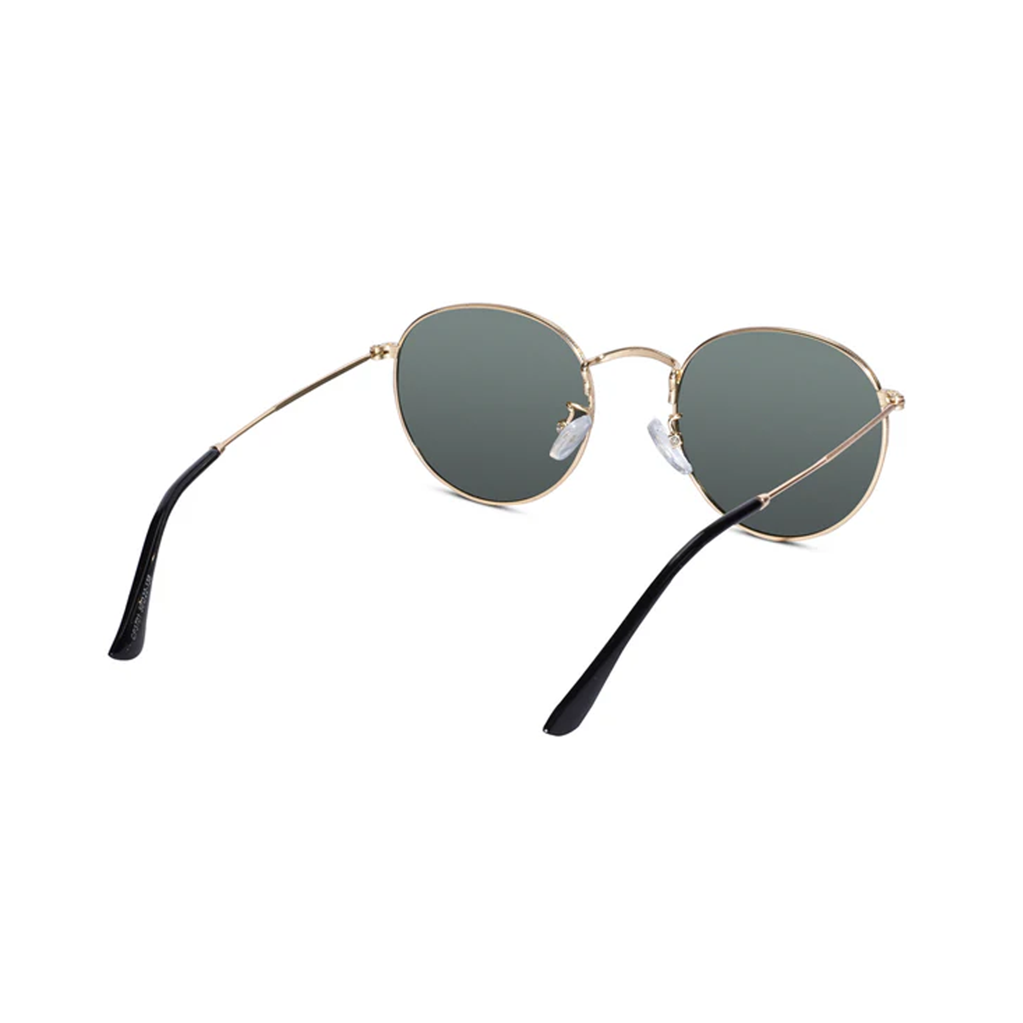 Vintage Polarised  Golden Round Sunglasses