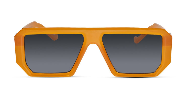 Retro Designer Orange Sunglasses