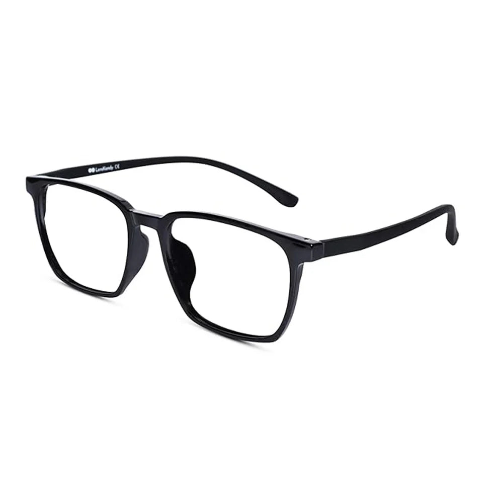 Crystal Grey Full Rim Rectangle Eyeglasses For Men & Women