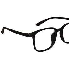 Crystal Black Full Rim Rectangle Eyeglasses For Men & Women