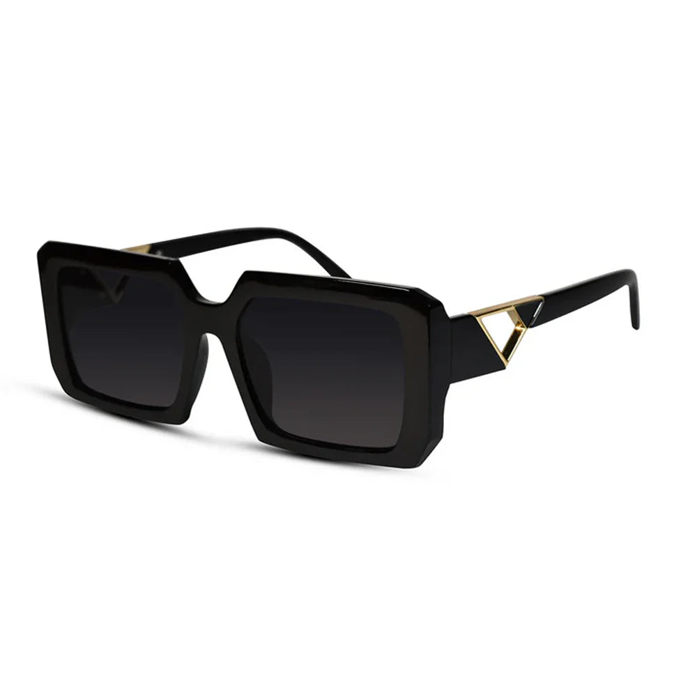 Oversize Crystal Square Sunglasses For Women